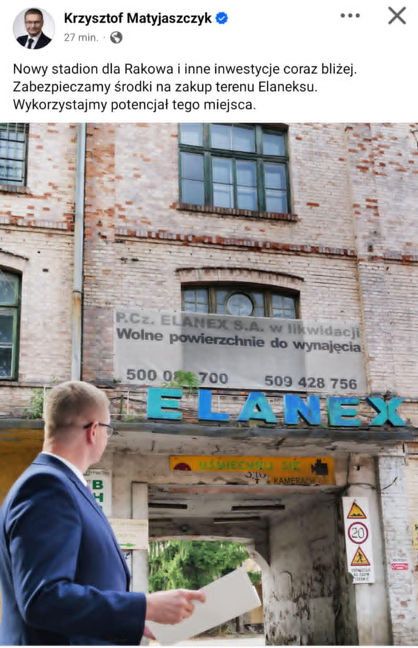 Krzysztof Matyjaszczyk na Elanexie