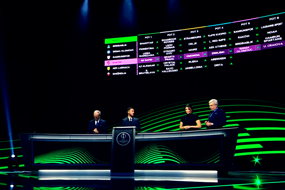 Losowanie Ligi Konferencji za nami, Medaliki poznali rywali