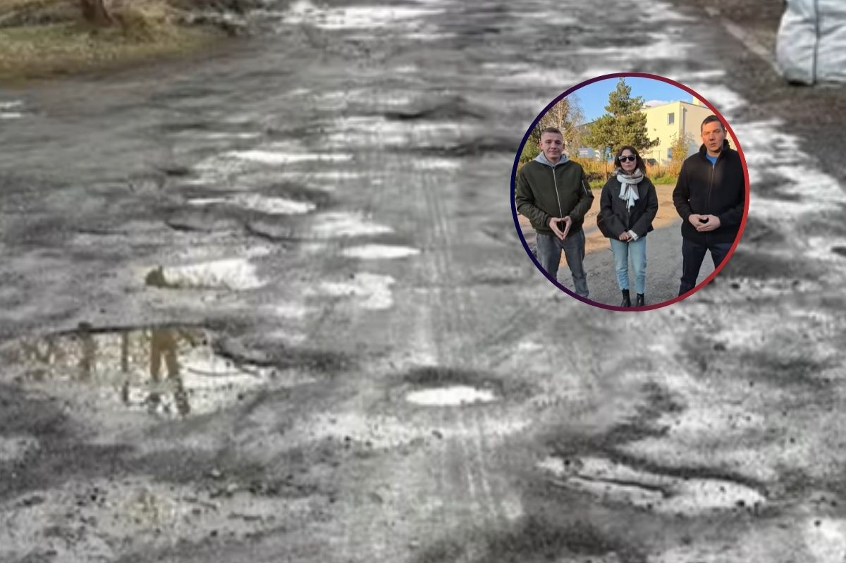 Fatalny stan dróg na Lisińcu. "Karetka nie może dojechać na czas"