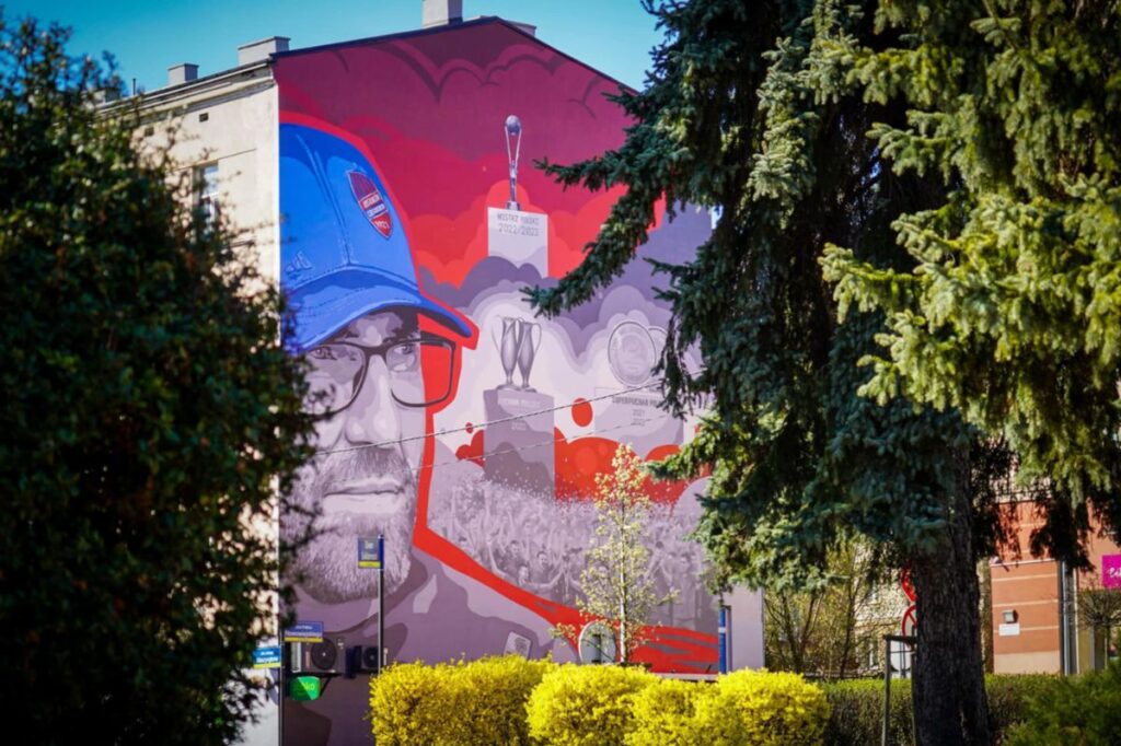 Marek Papszun mural