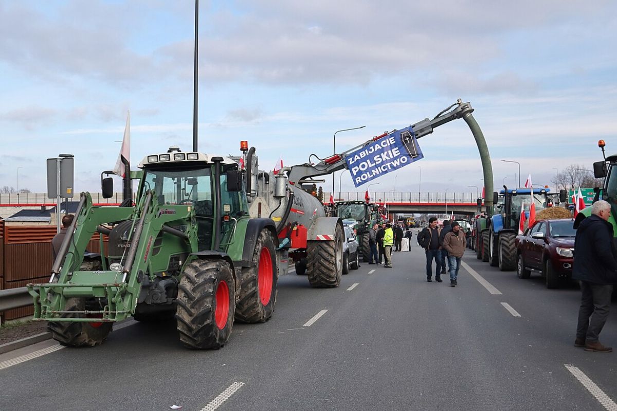 protesty rolników