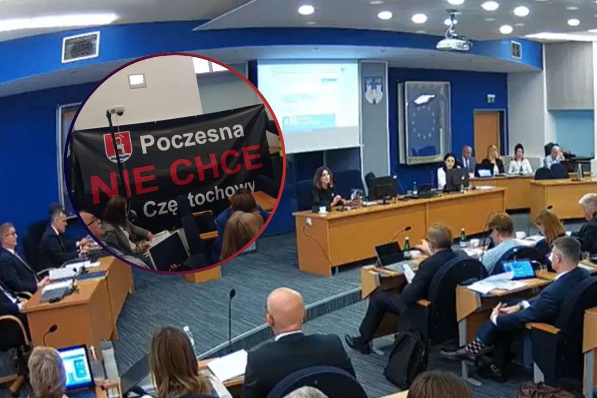 Protesty w trakcie sesji. Radni podjęli decyzję ws. poszerzenia granic Częstochowy