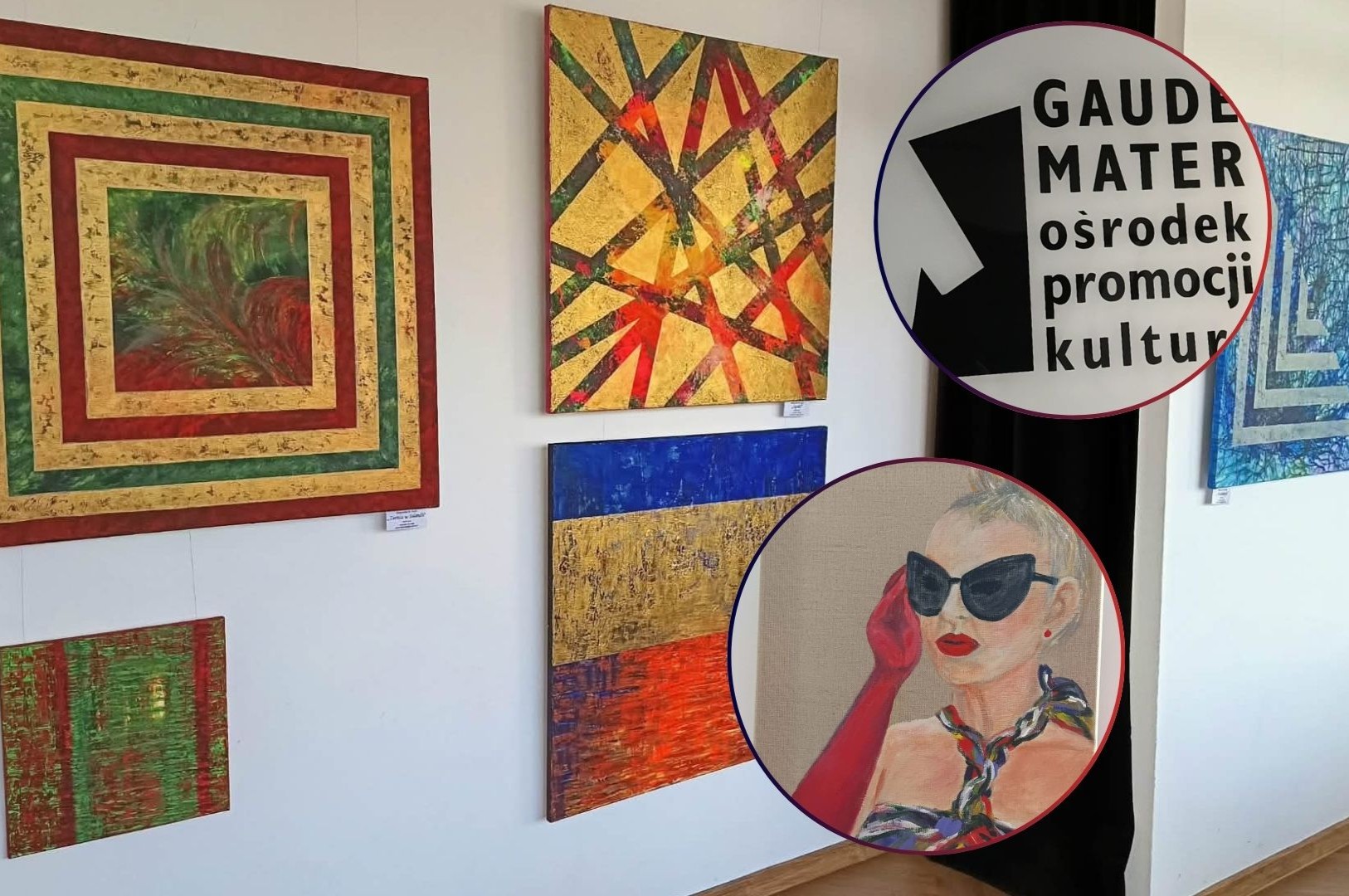 Wystawa Małgorzaty Hupy w Ośrodku Promocji Kultury Gaude Mater