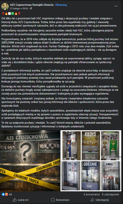 2 azs czestochowa wyniki wyszukiwania Facebook Google Chrome 23.02.2026 19 36 17