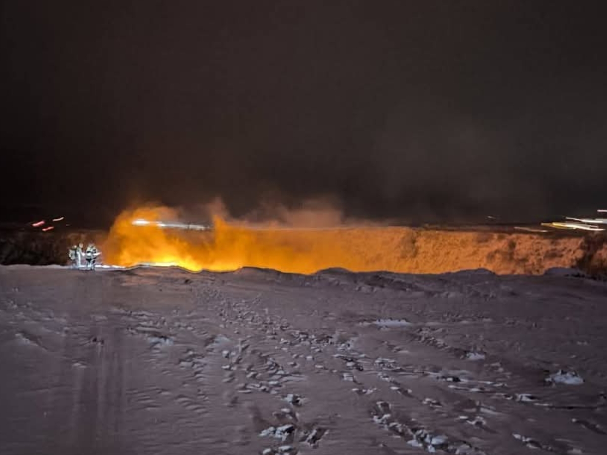 Pożar odpadów Kruszyna