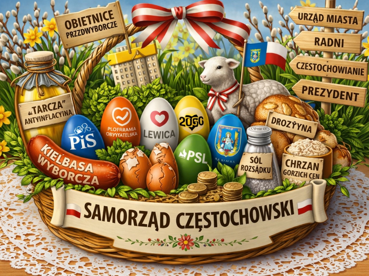 polityczny koszyk wielkanocny