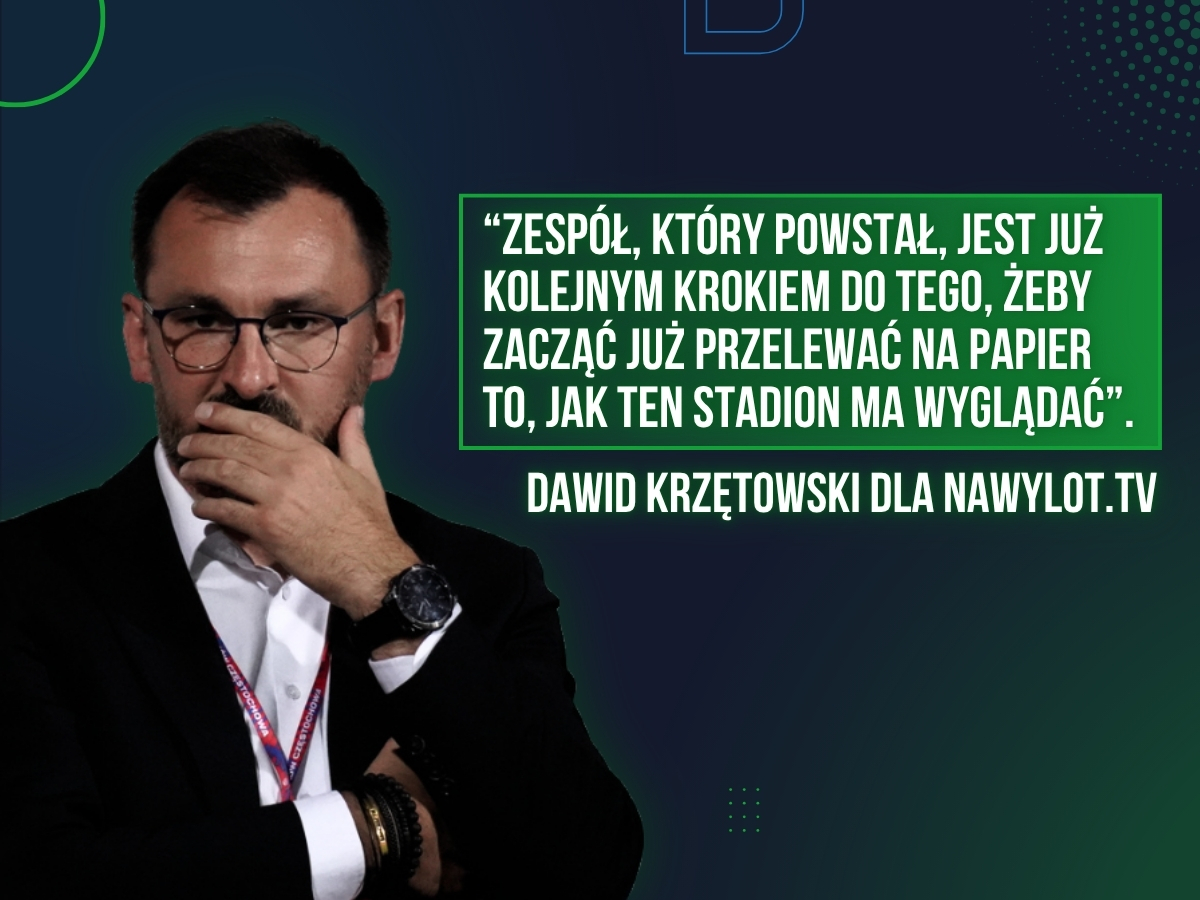 Dawid Krzęstowski o stadionie Rakowa